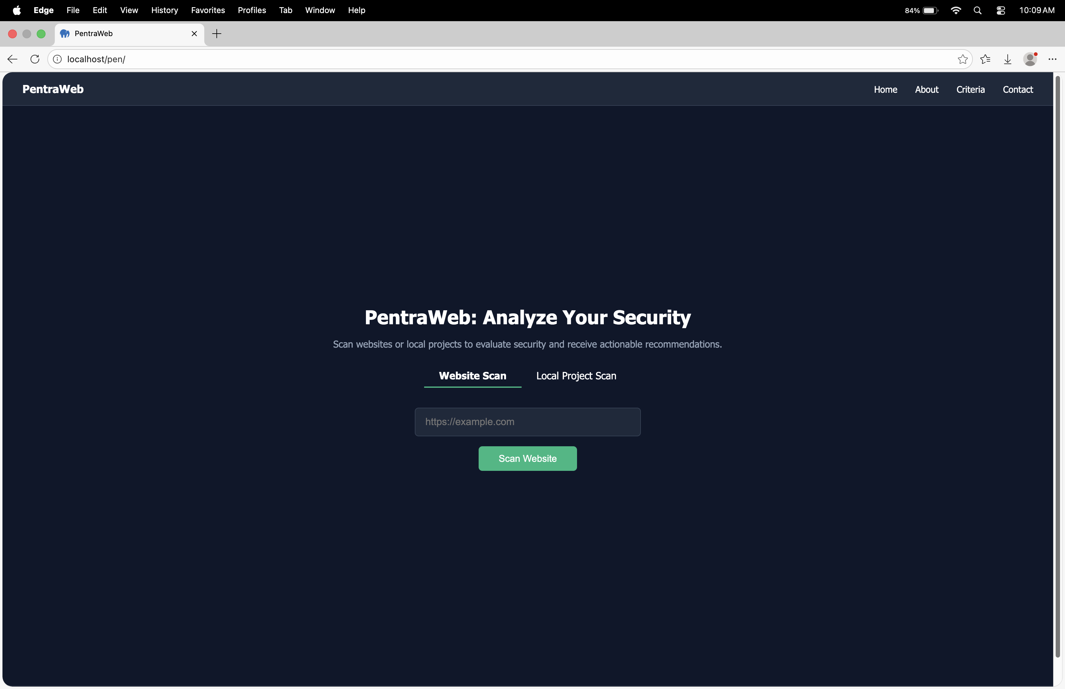 PentraWeb [Cybersecurity] [Penetration Testing]